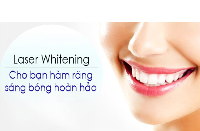 Tẩy trắng răng laser whitening 